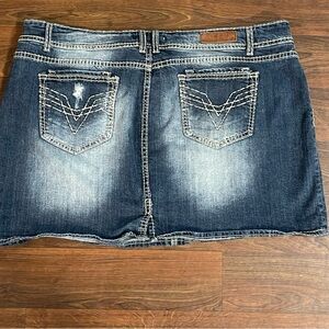 Vigoss Denim Fit Skirt Plus Size 24
